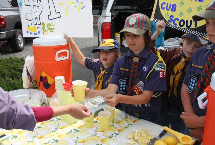 Boy Scout Lemonade Stand McKinleyville